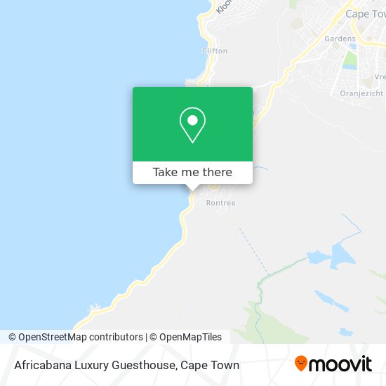 Africabana Luxury Guesthouse map