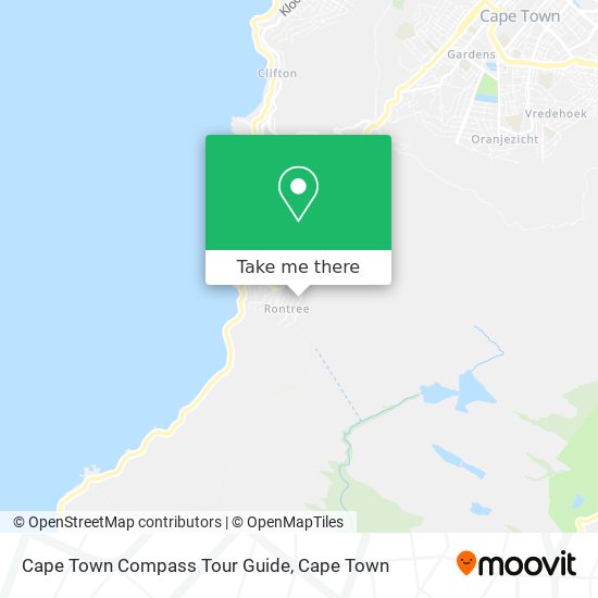 Cape Town Compass Tour Guide map