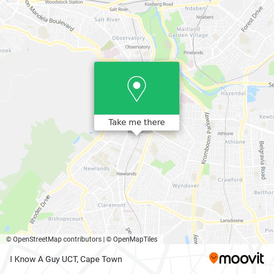 I Know A Guy UCT map