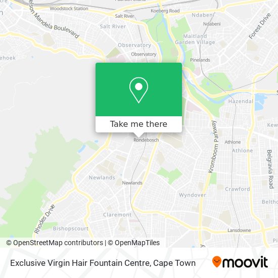 Exclusive Virgin Hair Fountain Centre map