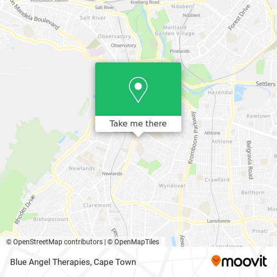 Blue Angel Therapies map