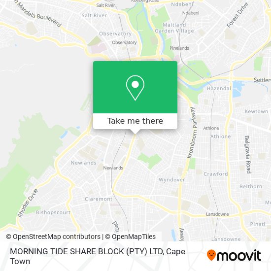 MORNING TIDE SHARE BLOCK (PTY) LTD map