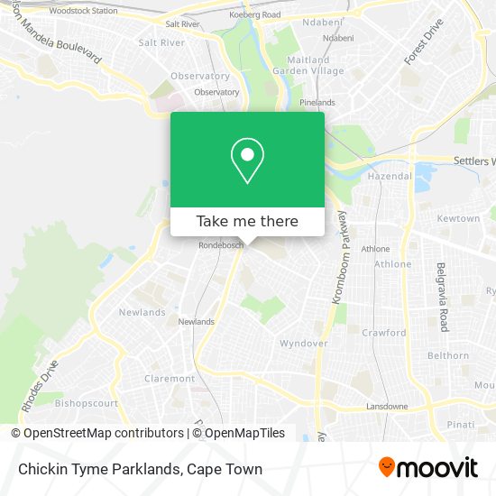 Chickin Tyme Parklands map