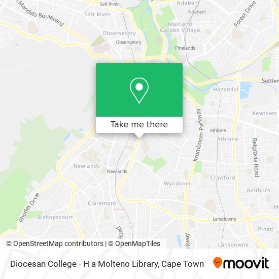 Diocesan College - H a Molteno Library map