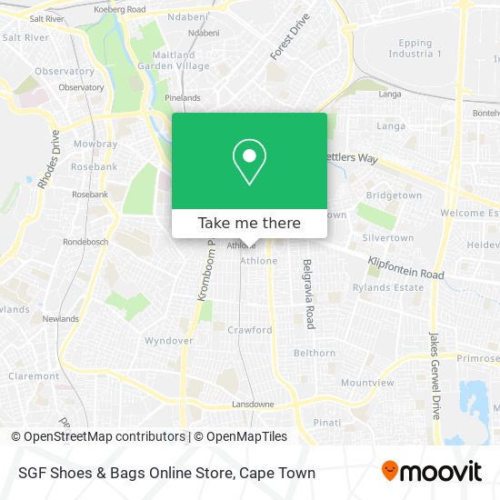 SGF Shoes & Bags Online Store map
