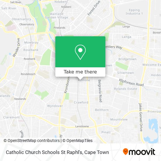 Catholic Church Schools St Raphl's map