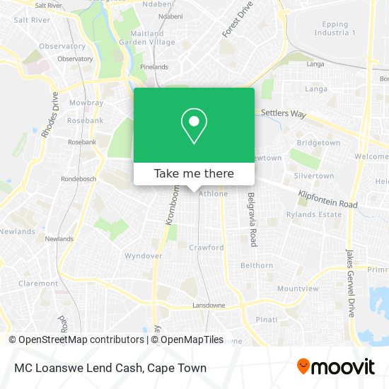 MC Loanswe Lend Cash map