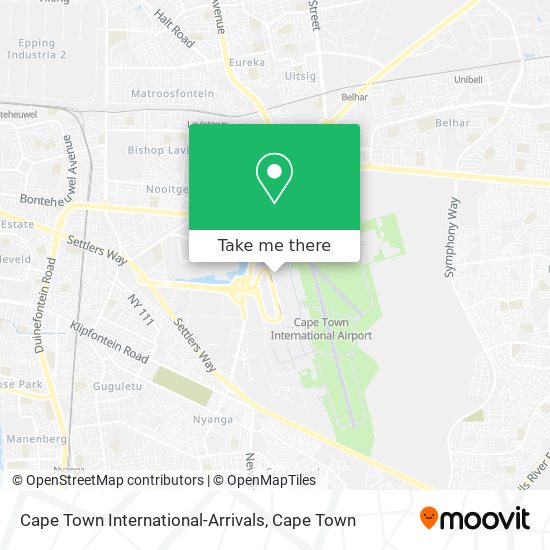 Cape Town International-Arrivals map
