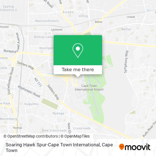 Soaring Hawk Spur-Cape Town International map