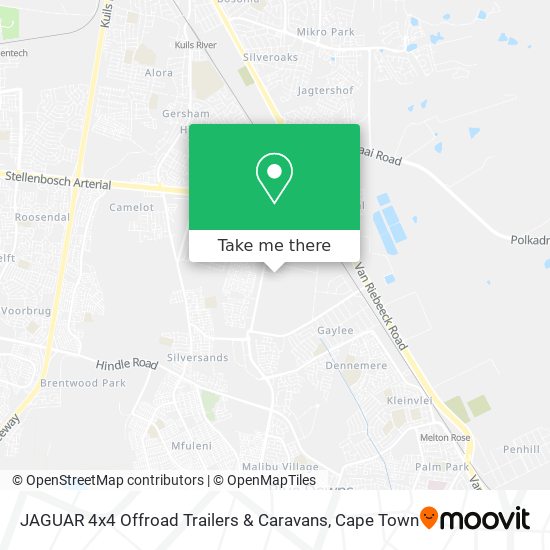JAGUAR 4x4 Offroad Trailers & Caravans map