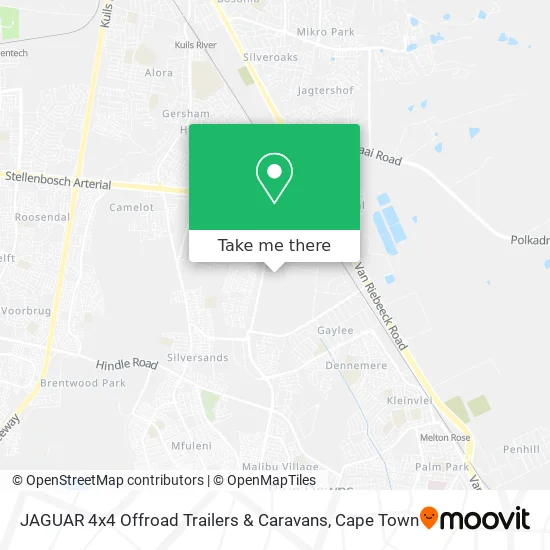 JAGUAR 4x4 Offroad Trailers & Caravans map