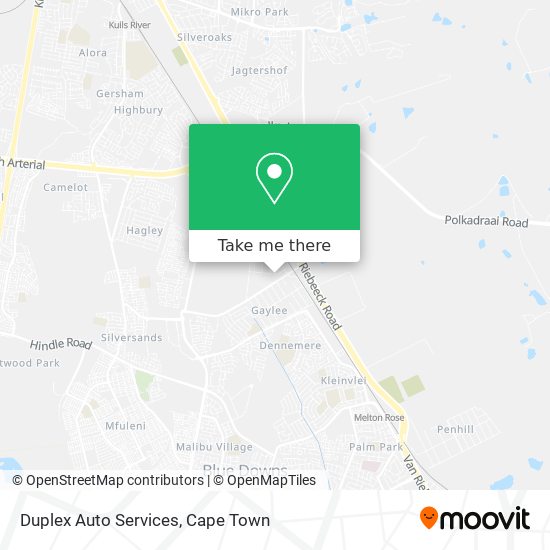 Duplex Auto Services map