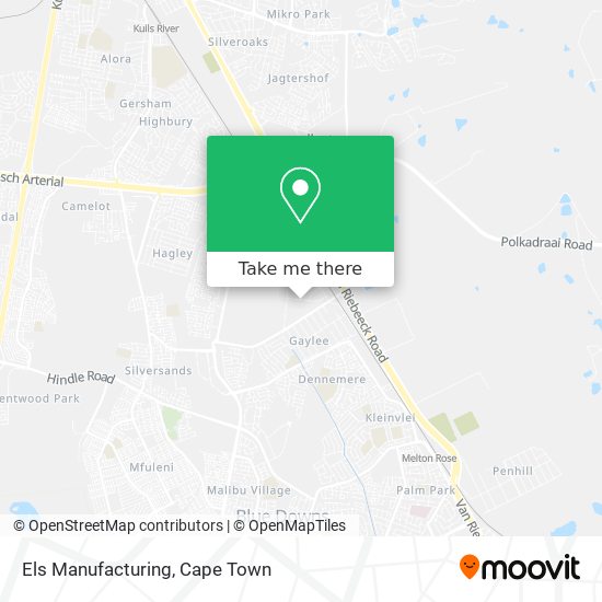 Els Manufacturing map