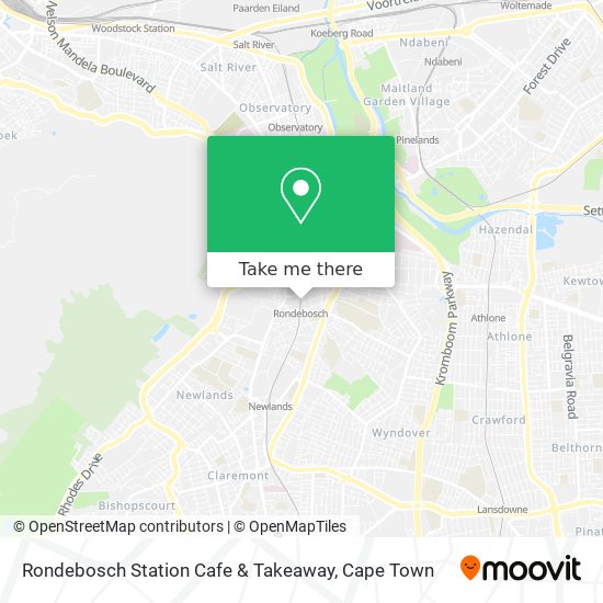 Rondebosch Station Cafe & Takeaway map