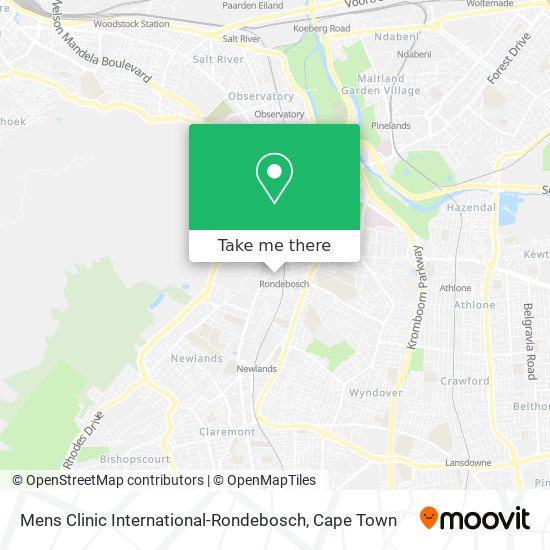 Mens Clinic International-Rondebosch map