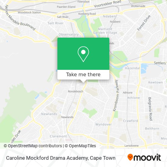 Caroline Mockford Drama Academy map