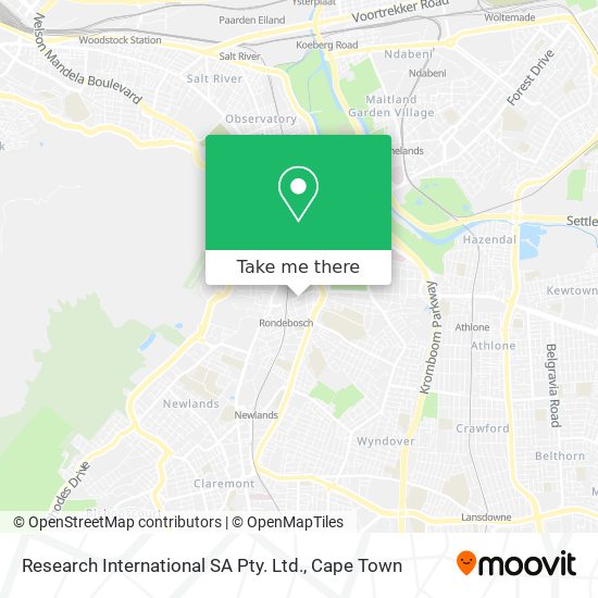 Research International SA Pty. Ltd. map