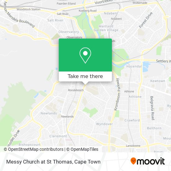Messy Church at St Thomas map