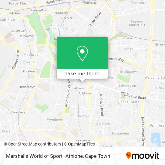 Marshalls World of Sport -Athlone map