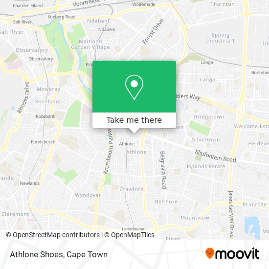 Athlone Shoes map