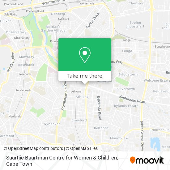Saartjie Baartman Centre for Women & Children map