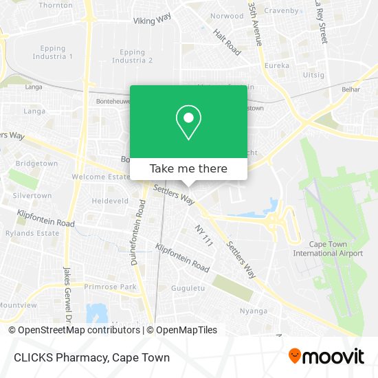 CLICKS Pharmacy map