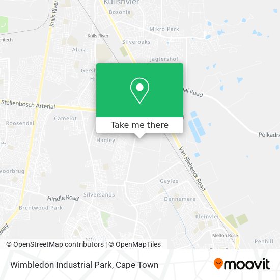 Wimbledon Industrial Park map