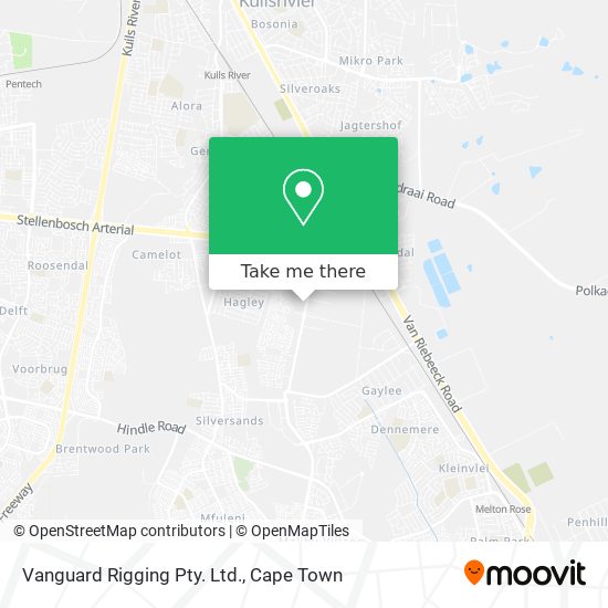Vanguard Rigging Pty. Ltd. map