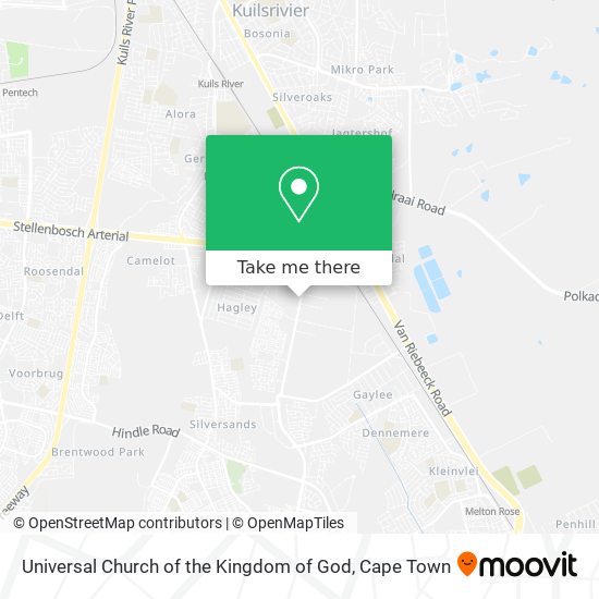 Universal Church of the Kingdom of God map