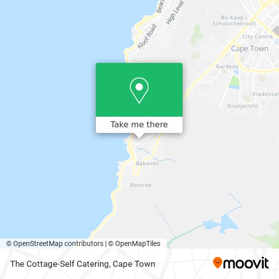 The Cottage-Self Catering map