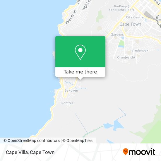 Cape Villa map