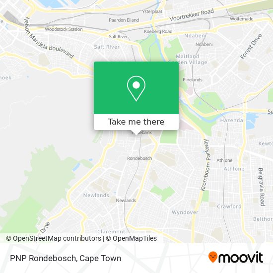 PNP Rondebosch map