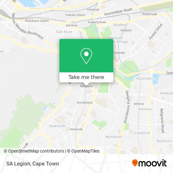 SA Legion map