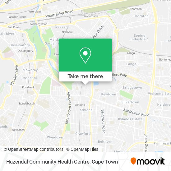 Hazendal Community Health Centre map