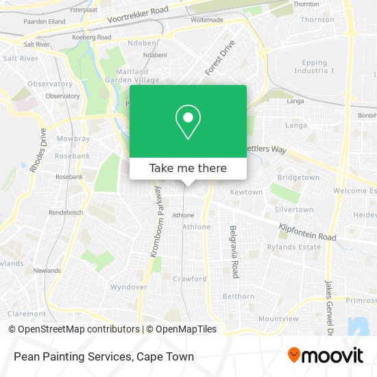 Pean Painting Services map
