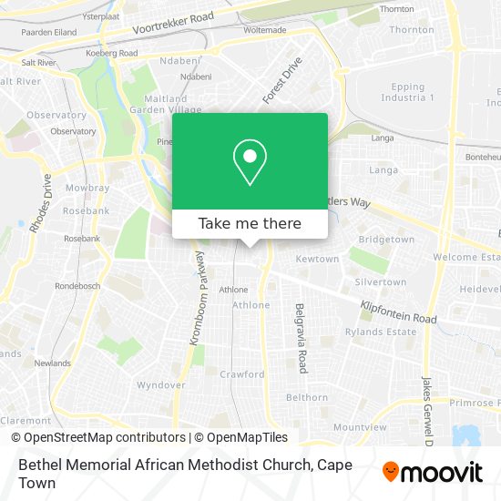 Bethel Memorial African Methodist Church map
