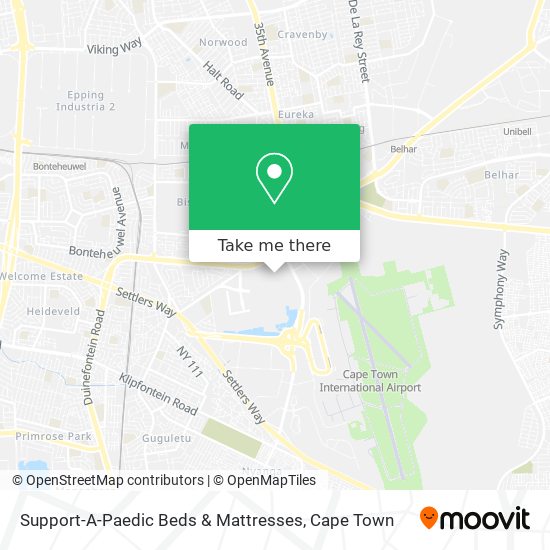 Support-A-Paedic Beds & Mattresses map