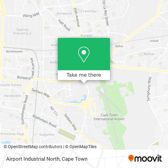 Airport Industrial North map
