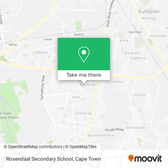 Rosendaal Secondary School map