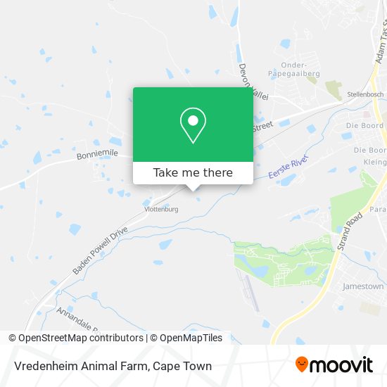 Vredenheim Animal Farm map
