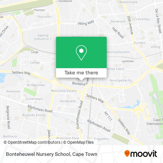 Bonteheuwel Nursery School map