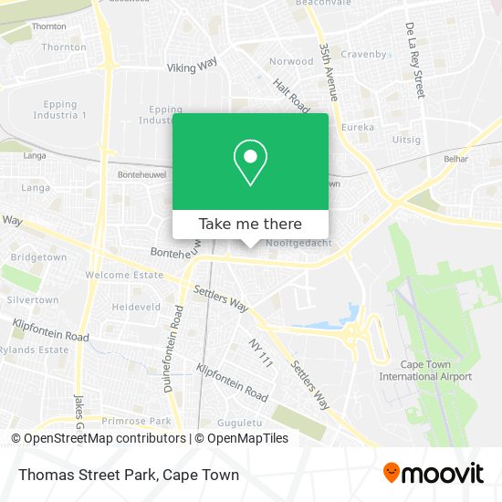 Thomas Street Park map