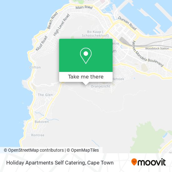 Holiday Apartments Self Catering map