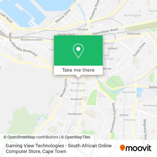 Gaming View Technologies - South African Online Computer Store map