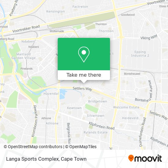 Langa Sports Complex map