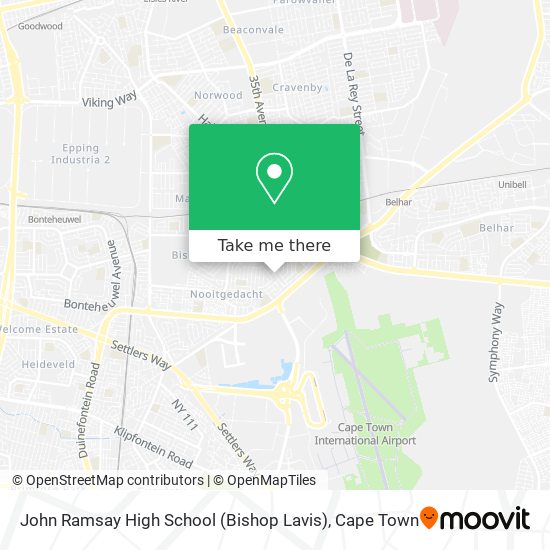 John Ramsay High School (Bishop Lavis) map