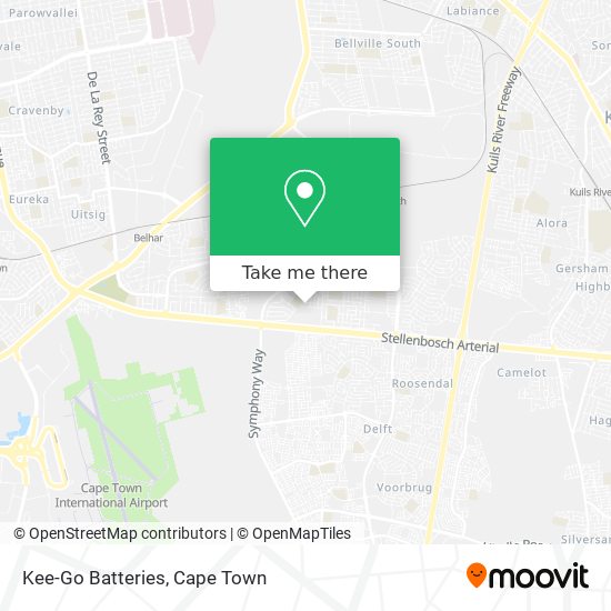 Kee-Go Batteries map