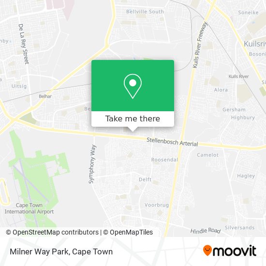 Milner Way Park map