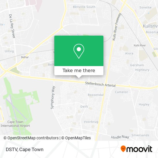 DSTV map