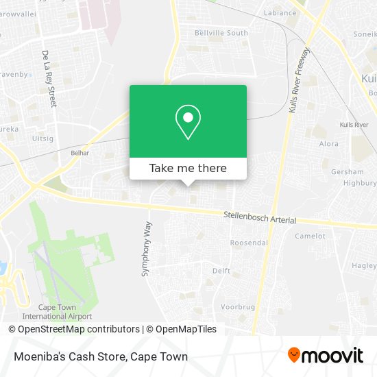 Moeniba's Cash Store map